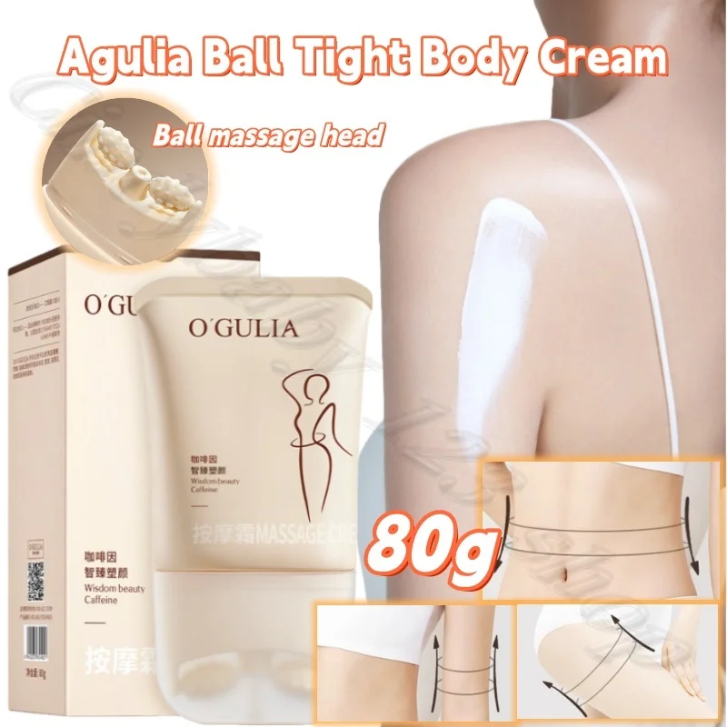 

Agulia Ball Tightener Body Emulsion Slimming Shaping Leg Massage Cream Nourishes Body Curve to Improve Rough Edema 80g