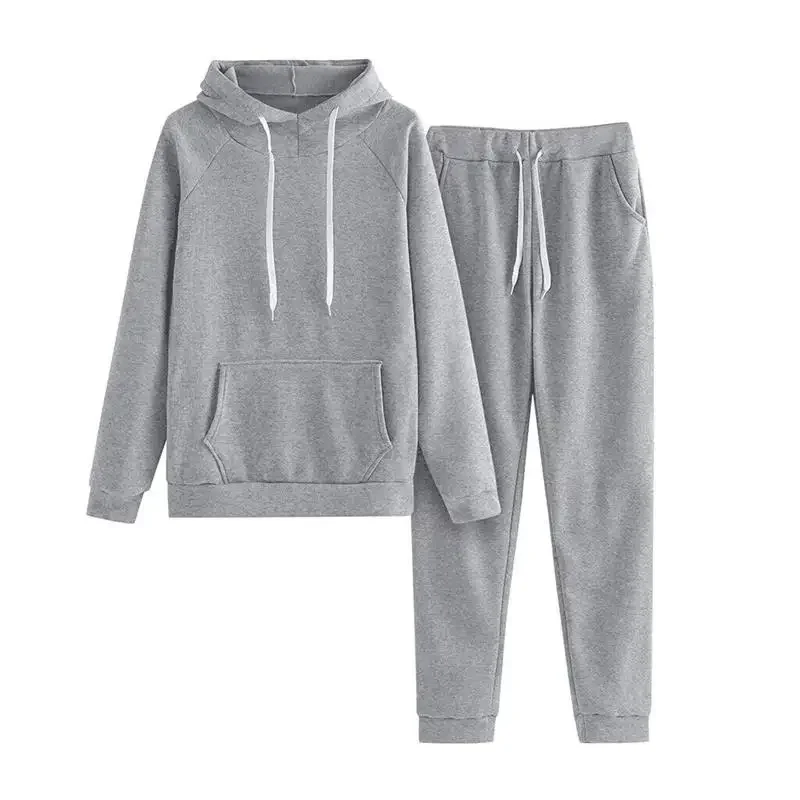 Fashion Women Track Suits Sports Wear Jogging Suits Ladies Hooded Tracksuit Set Clothes Hoodies+Sweatpants Sweat Suits