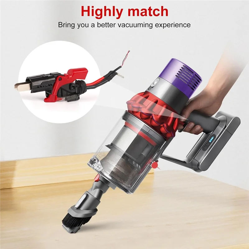 B64B-For Dyson V10 SV12 مجموعة مفاتيح الزناد للمكنسة الكهربائية، قطع غيار زر الطاقة المحدثة #3