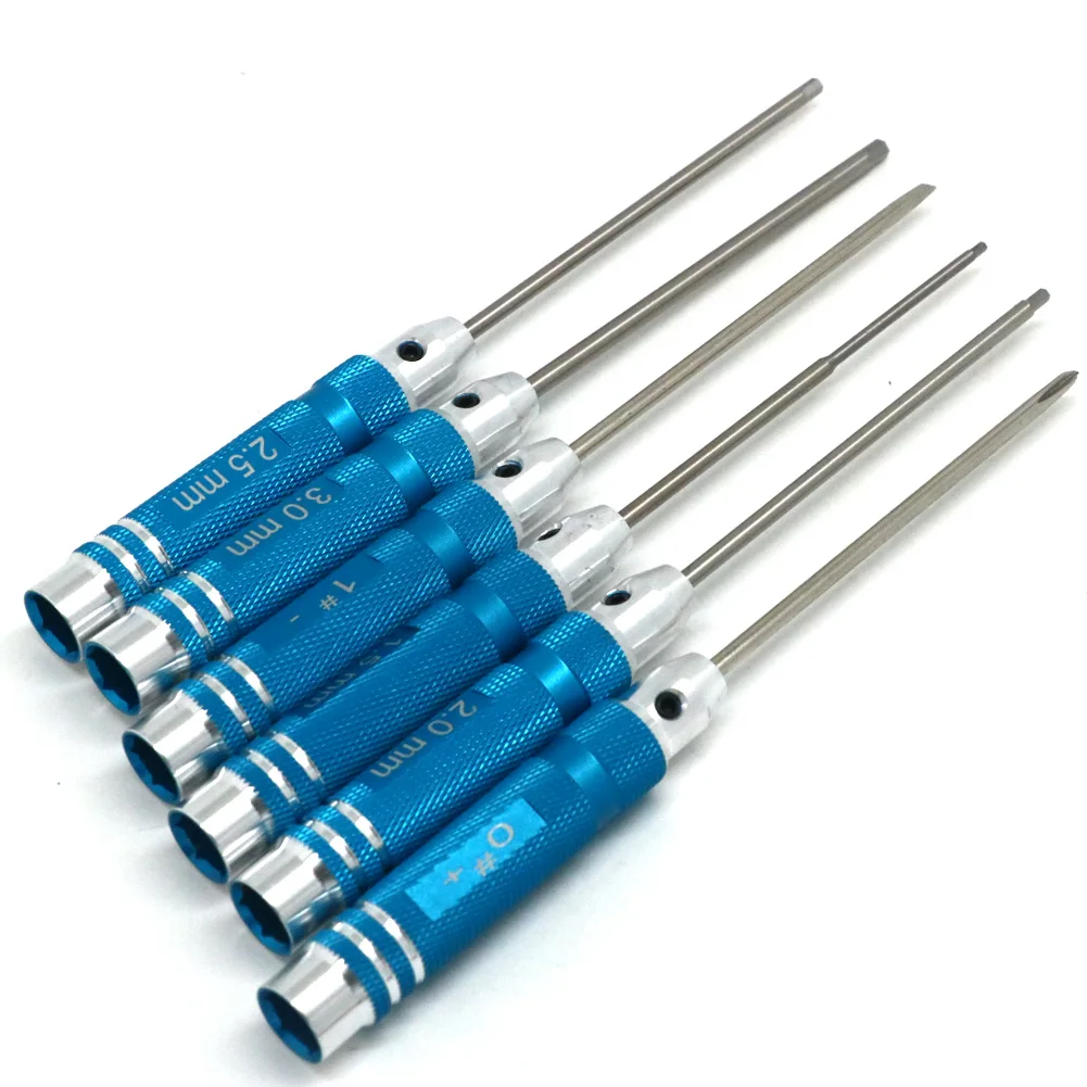 RC Model Repair Tool Kit 12in1 RC Car Tool Kit Hex Screwdriver (Flat, Phillips, Hex) Set with Tray for RC Drone Helicopter Car