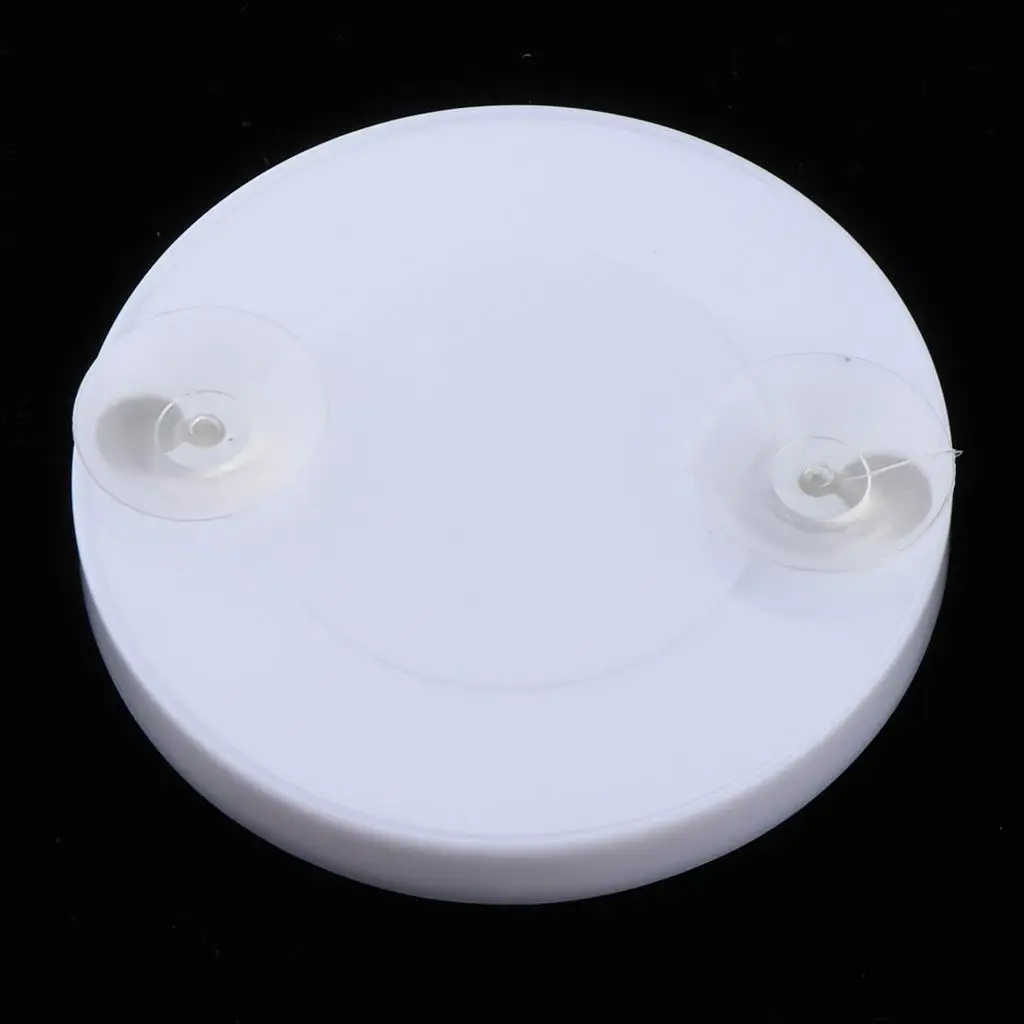 Handheld Wall Suction Cup Mirror 10x Magnifying Small Cosmetic Mirror Portable Plastic for Makeup and Bath Use