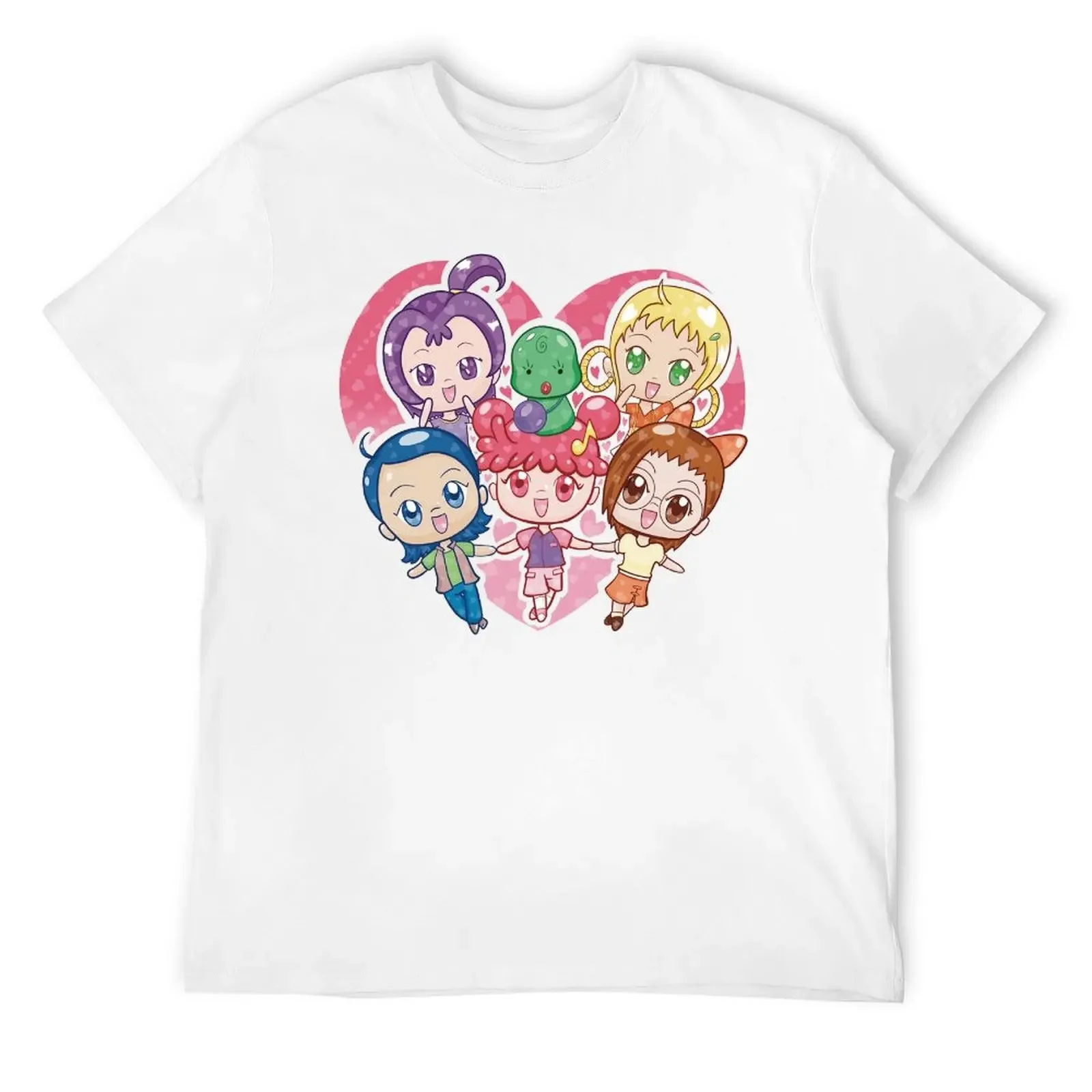 Harajuku Sport Top Tee Graphic Vintage Home Funny Novelty Eur Size Informal Ojamajo Doremi Magical Girl Group Art Doremi T-shirt