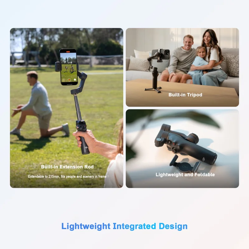 Osmo Mobile 8 الهاتف الذكي Gimbal Stabilizer 3 Axis الهاتف المحمول Gimbal العلامة التجارية الأصلية الجديدة في المخزون