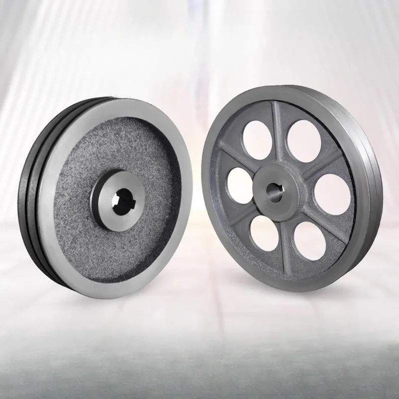 Puleggia triangolare della ruota motrice del generatore del motore del riduttore dell'ingranaggio cavo a due slot di tipo 2A diametro 120mm-220mm