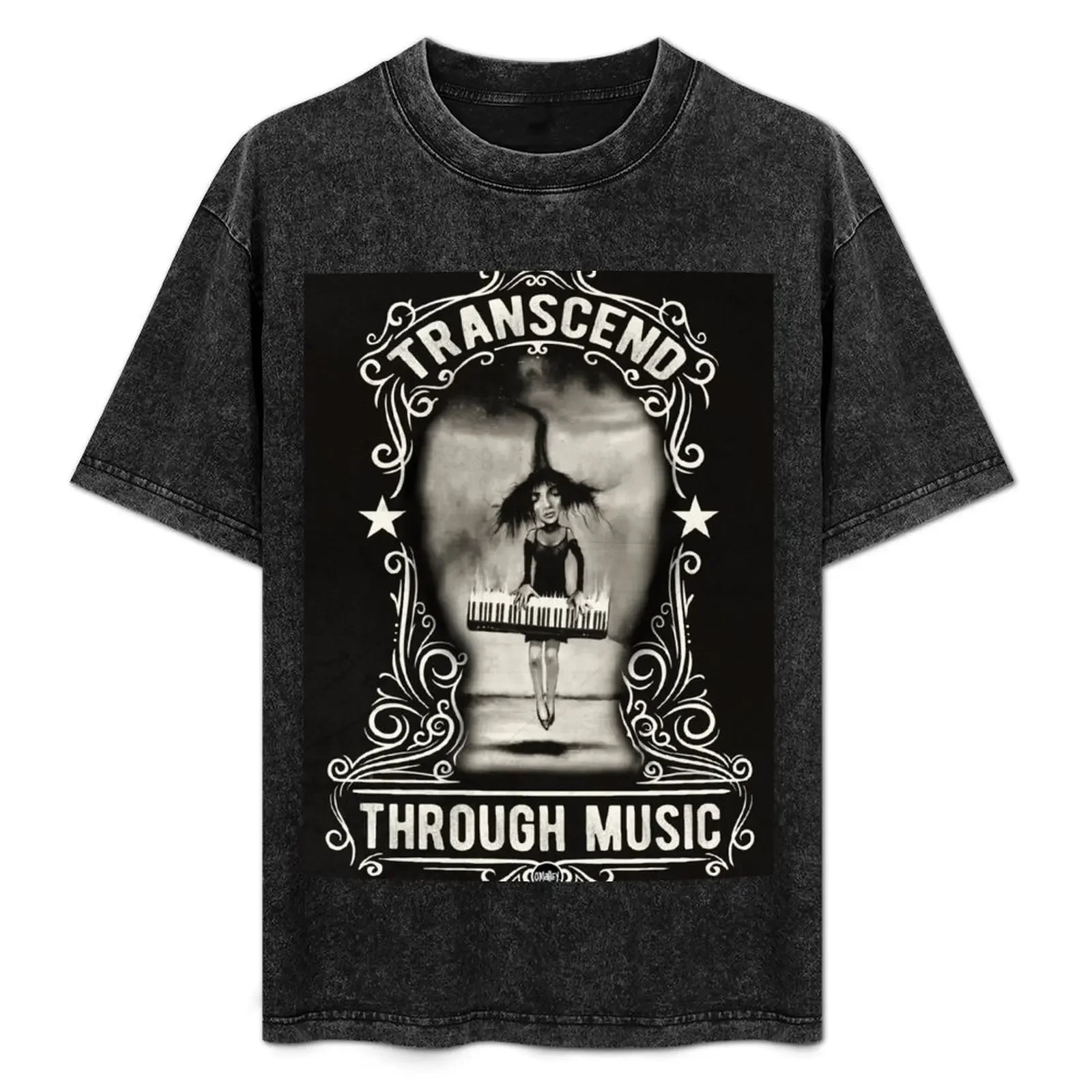

Transcendential T-Shirt Retro Style Print Casual Top