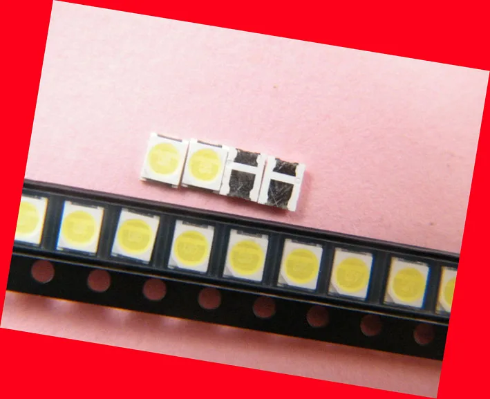 600piece/lot for repair Konka Skyworth Changhong LCD TV LED backlight SMD LEDs Ju-fei 2835 3V Cold white light emitting diode