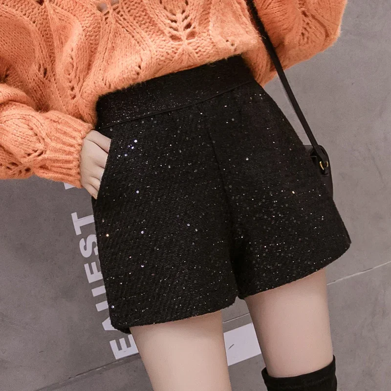 

Ladies Fashion Casual Cool Woolen cloth Booty Shorts Women Clothing Girls High Waist Womens Shorts Female Sexy Clothes PAH81160