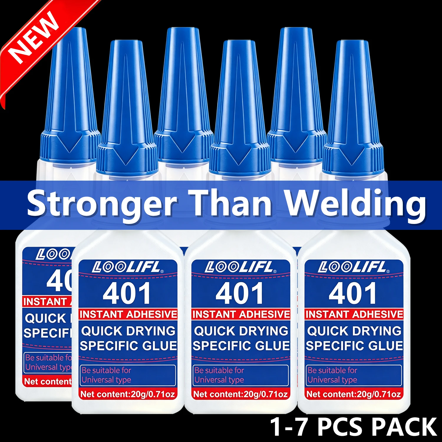 High Strength 20ML Super Glue Quick Dry Transparent Instant Adhesive Bonding For Plastic Metal Home Daily Repair All Purpose