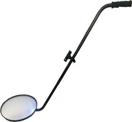 Portable telescopic inspection safety convex mirror handheld tool