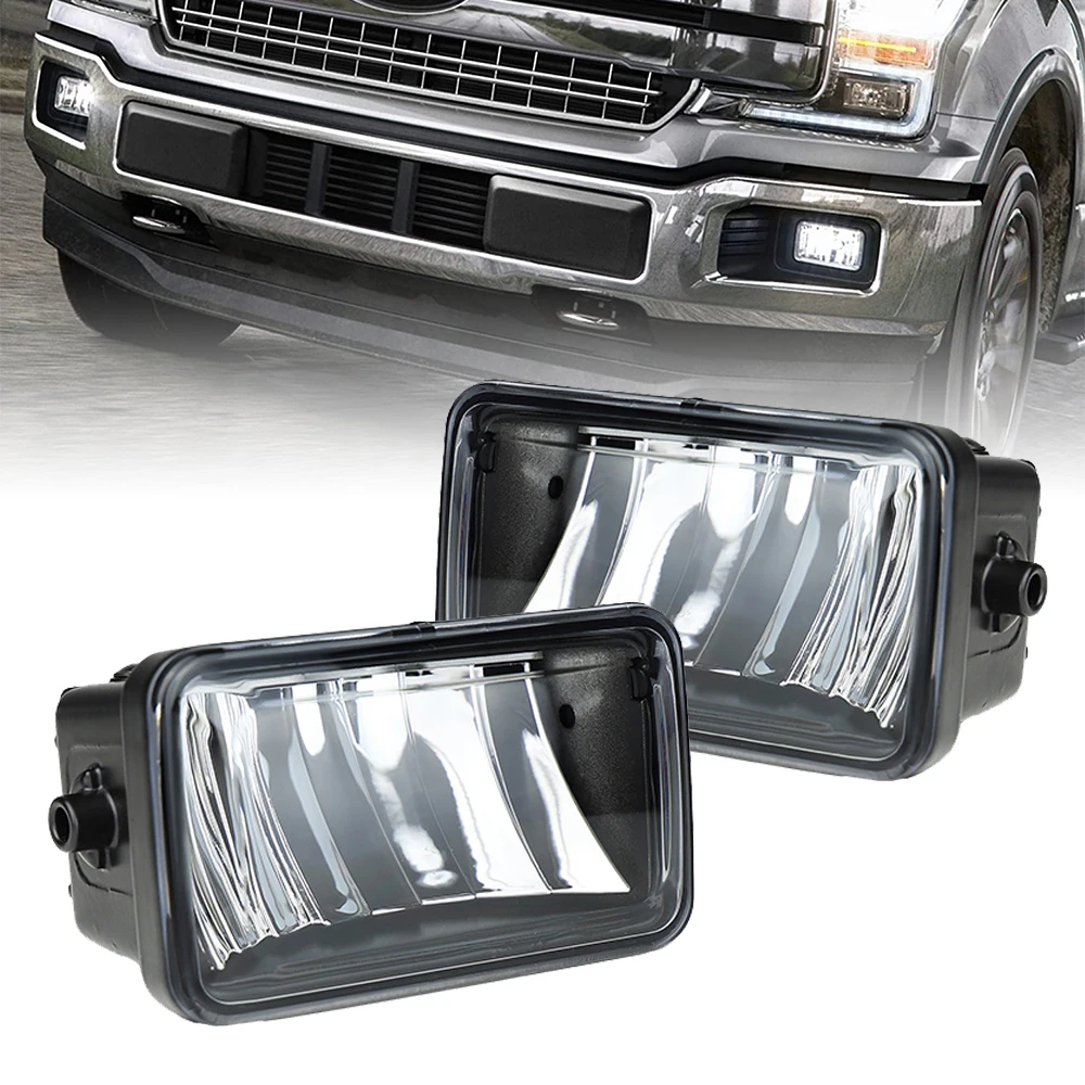 

Front Bumper Square LED Fog Light for Ford F150 2015-2020/Super Duty 2017 2018