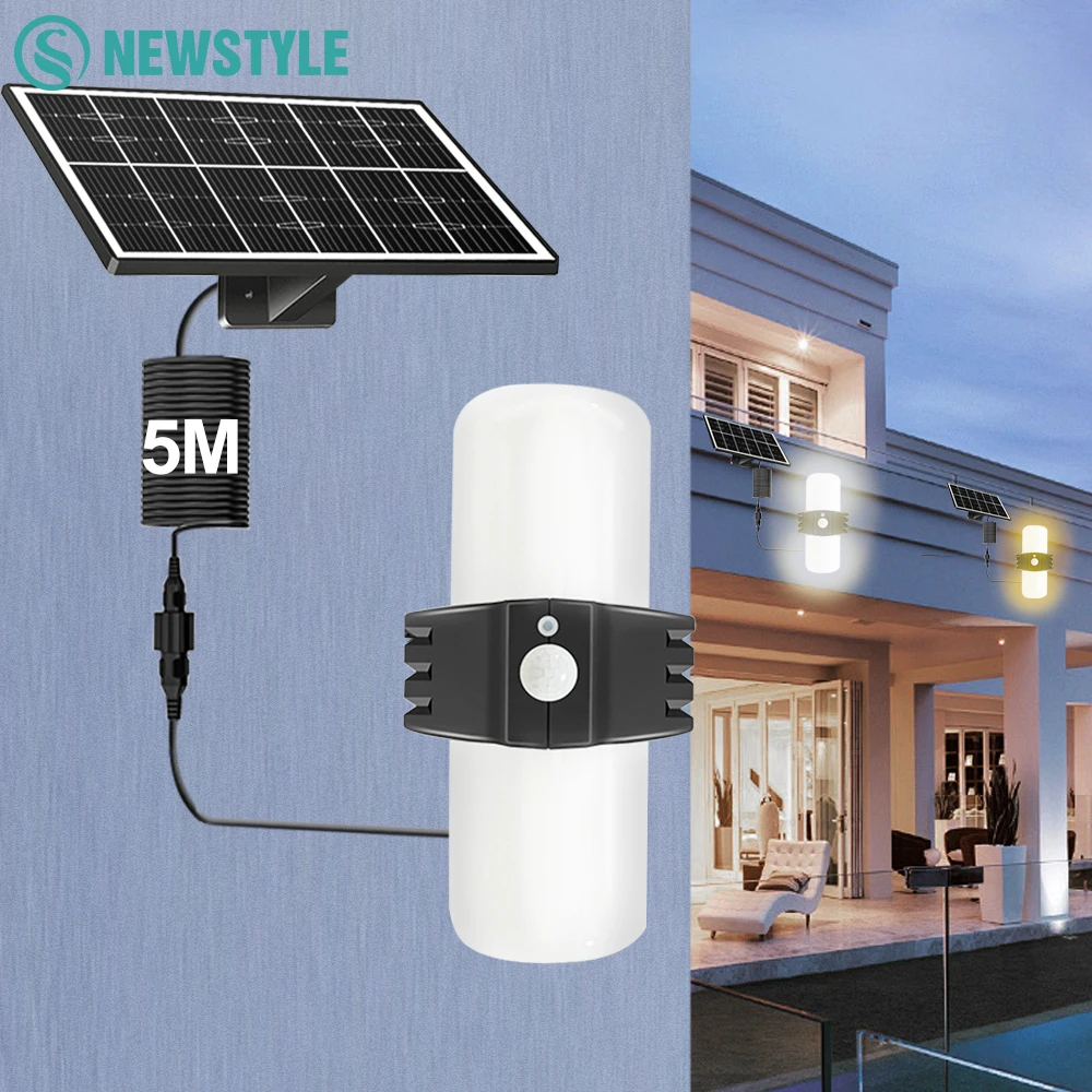 屋外ソーラー納屋ライト-led-ソーラーセキュリティ街路灯モーションセンサー超高輝度太陽光発電ランプ-1000lm-フラッドライトガーデン