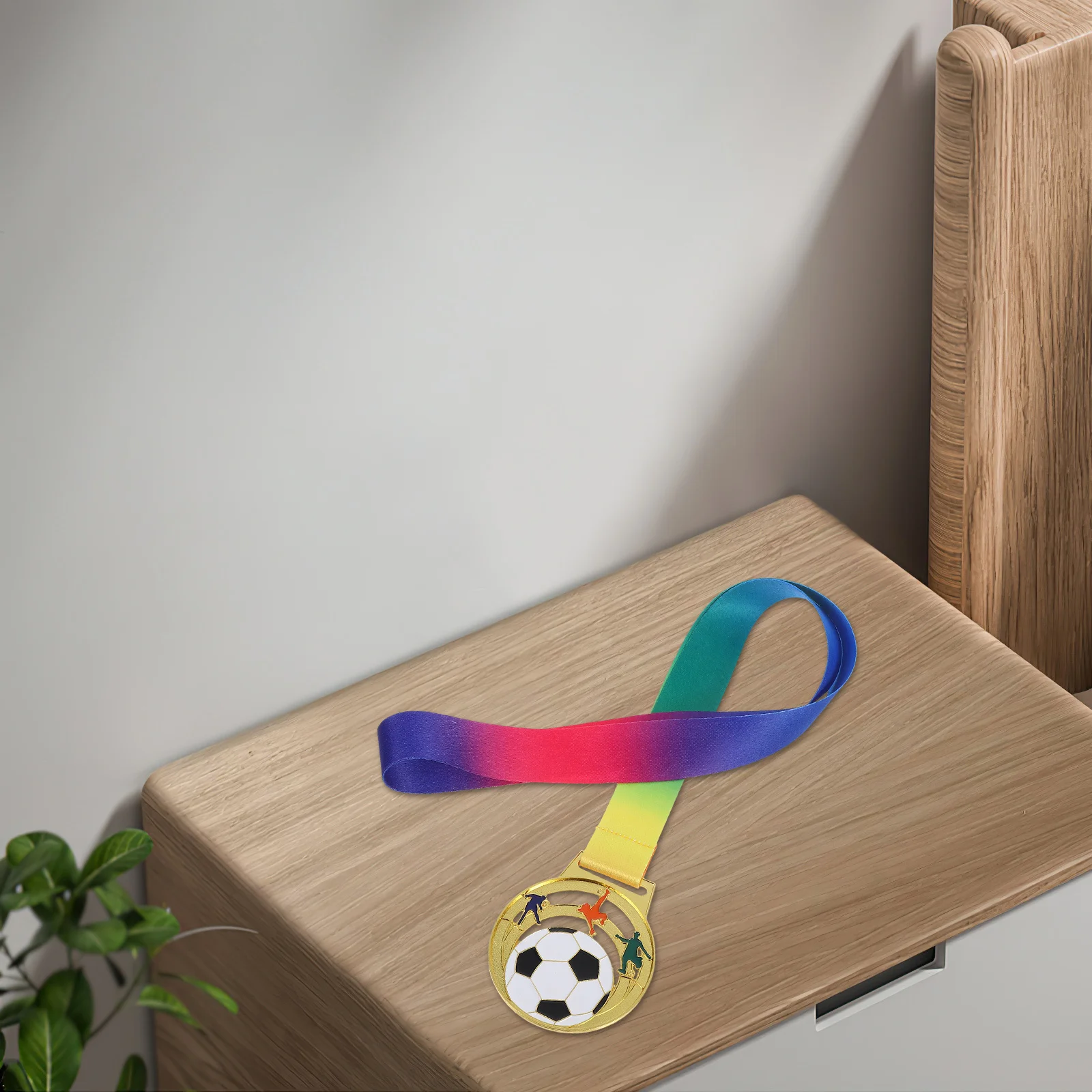 6 قطع من الميداليات الفائزة لكرة القدم، جوائز سبيكة مجوفة لجوائز مسابقة كرة القدم في اليوم الرياضي، جوائز كرة القدم