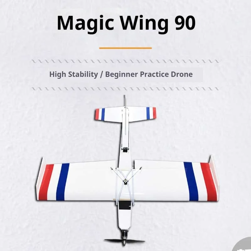 طائرة ماجيك وينج 90 نموذجية للمبتدئين مصنوعة يدويًا يمكنك صنعها بنفسك نموذج طائرة يتم التحكم فيها عن بعد #2