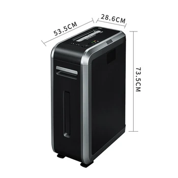 125Ci Shredder Large Capacity 53L Electric Segmented Shredding Chuck Business Office