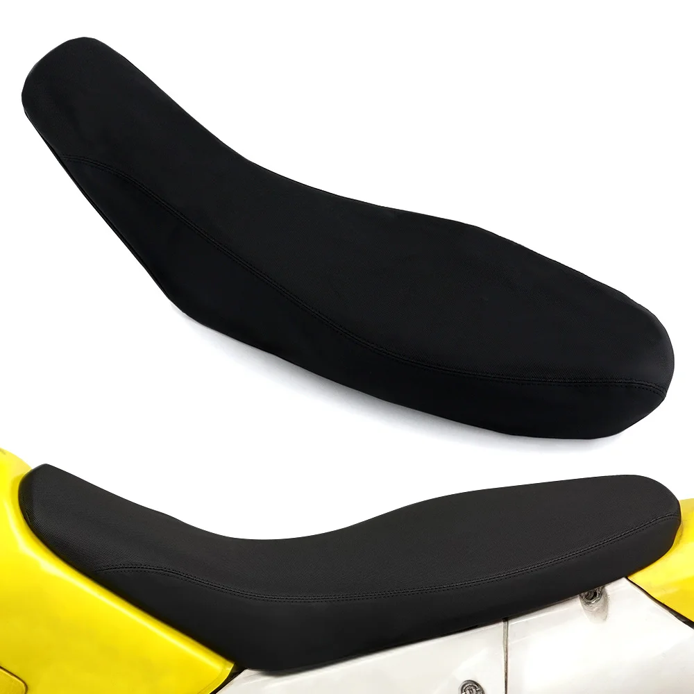 صالح لسوزوكي DRZ400 DRZ400E DRZ 400S DRZ400SM 2000-2024 غطاء مقعد الدراجة النارية ورغوة عدم الانزلاق غطاء مقعد PVC مخطط القابض