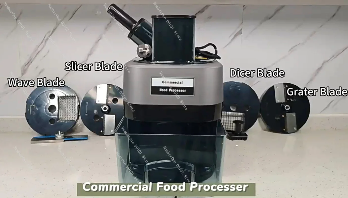 Commercial Electric Vegetable Dicer , Multifunction Fruit & Vegetable Cutter for Restaurant & Kitchen