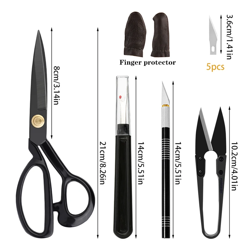 KAOBUY Tailor Scissors Set Sewing Fabric Cutter Embroidery Scissor Tools With Seam Ripper Sewing Accessories For Needle Work