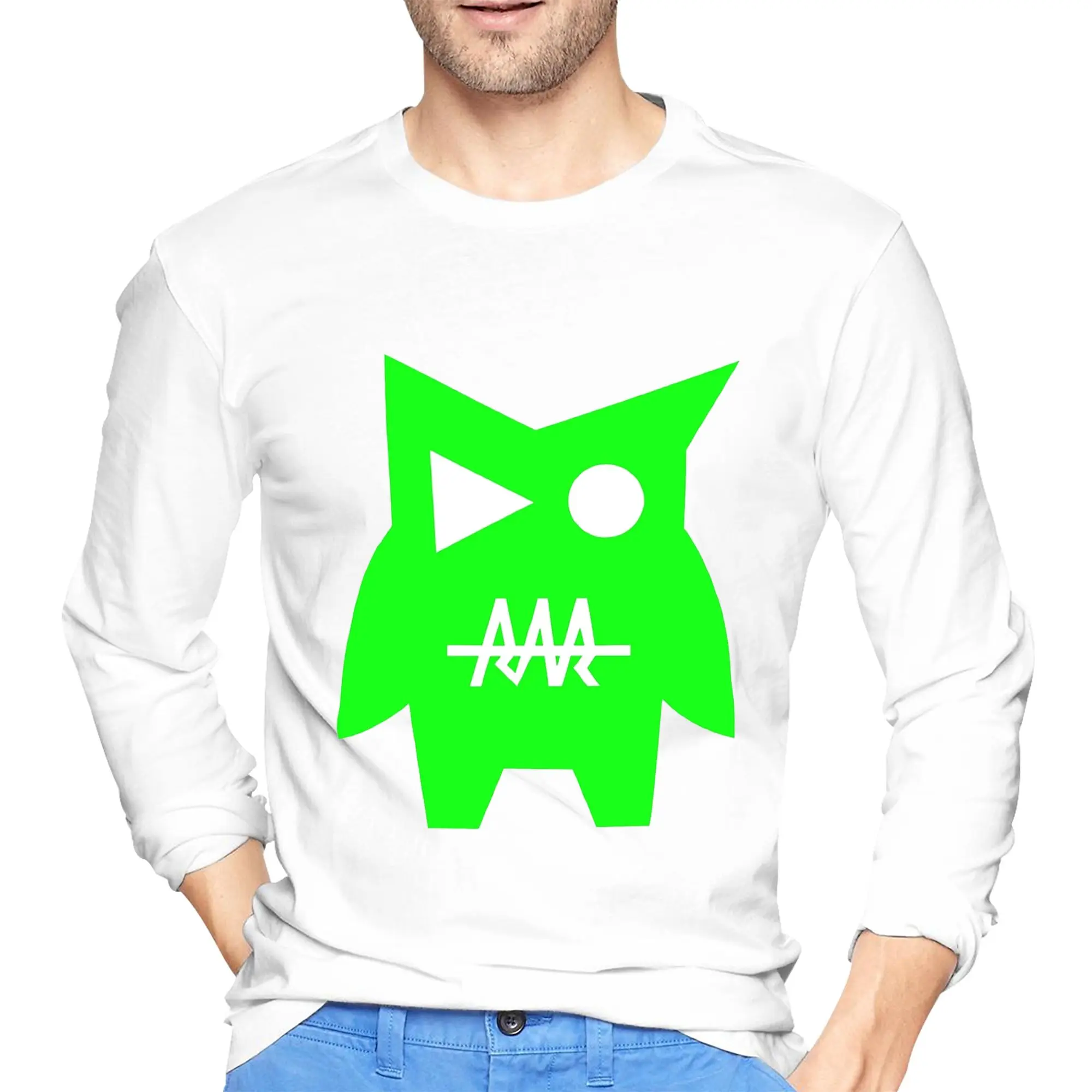 

Мужская футболка с длинными рукавами и логотипом Team Rar Merch Teamrar, повседневные футболки с круглым вырезом, весенне-осенние мужские топы