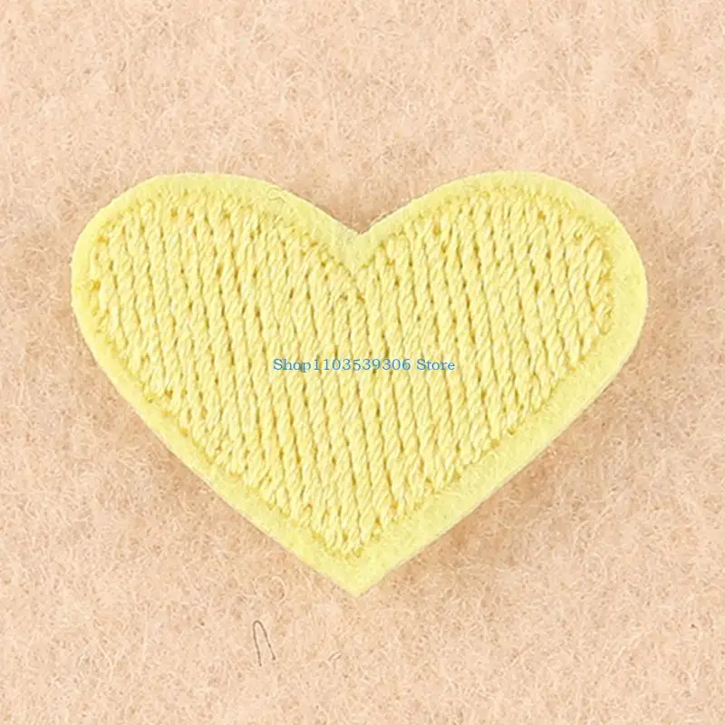 

400A 20 шт. разных цветов, милые мини-сердечки, пришить/утюжить аппликации, нашивки с вышивкой, значки, украшения для одежды