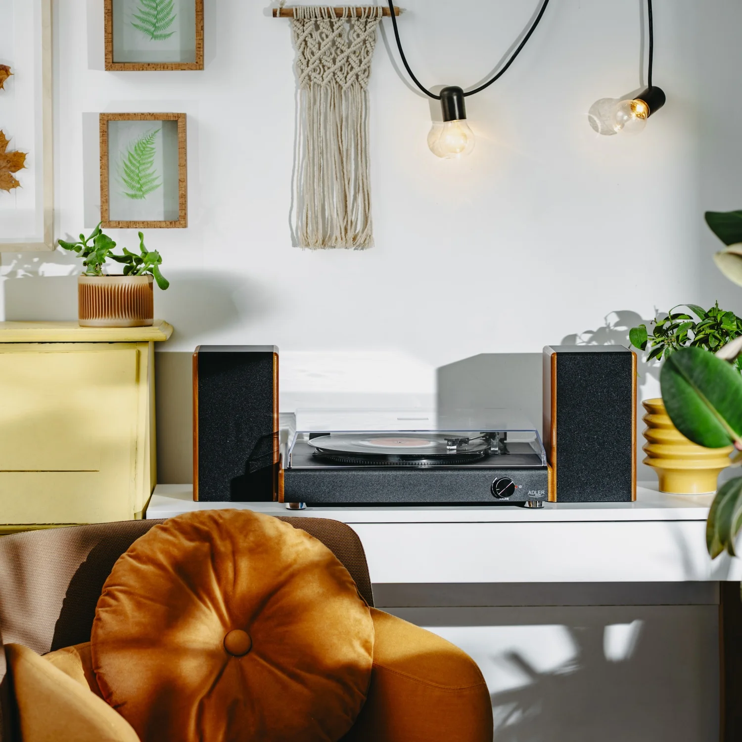 USB- und Bluetooth-Plattenspieler für Schallplatten, passend für 7 Zoll 10 Zoll 12 Zoll Stereo-Keramik-Inlay-Laufwerk, RCA-Audioausgang