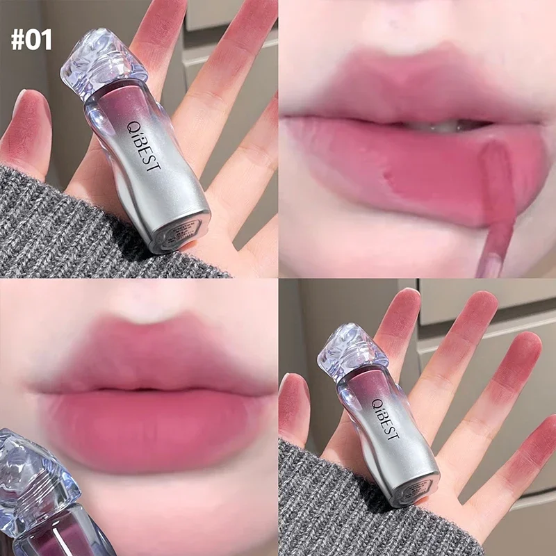 

4 Colors Matte Velvet Lipstick Natural Lasting Highly Pigmented Lipgloss Portable Lip Mud Korean Cosmetics Lip Tint Stain