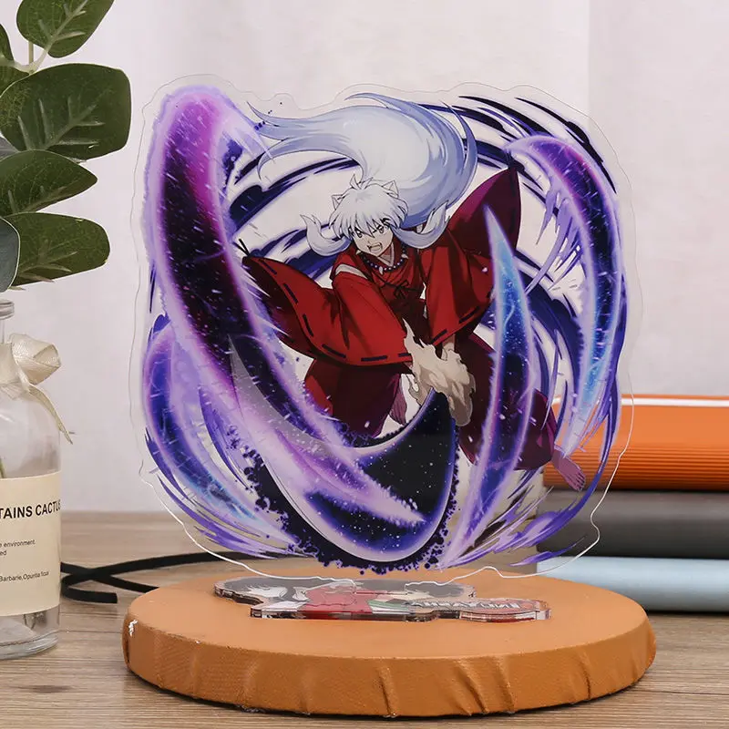 Inuyasha sesshoumaru miroku Sango аниме периферийные двумерные акриловые подставки креативные украшения для рабочего стола «сделай сам» детские игрушки