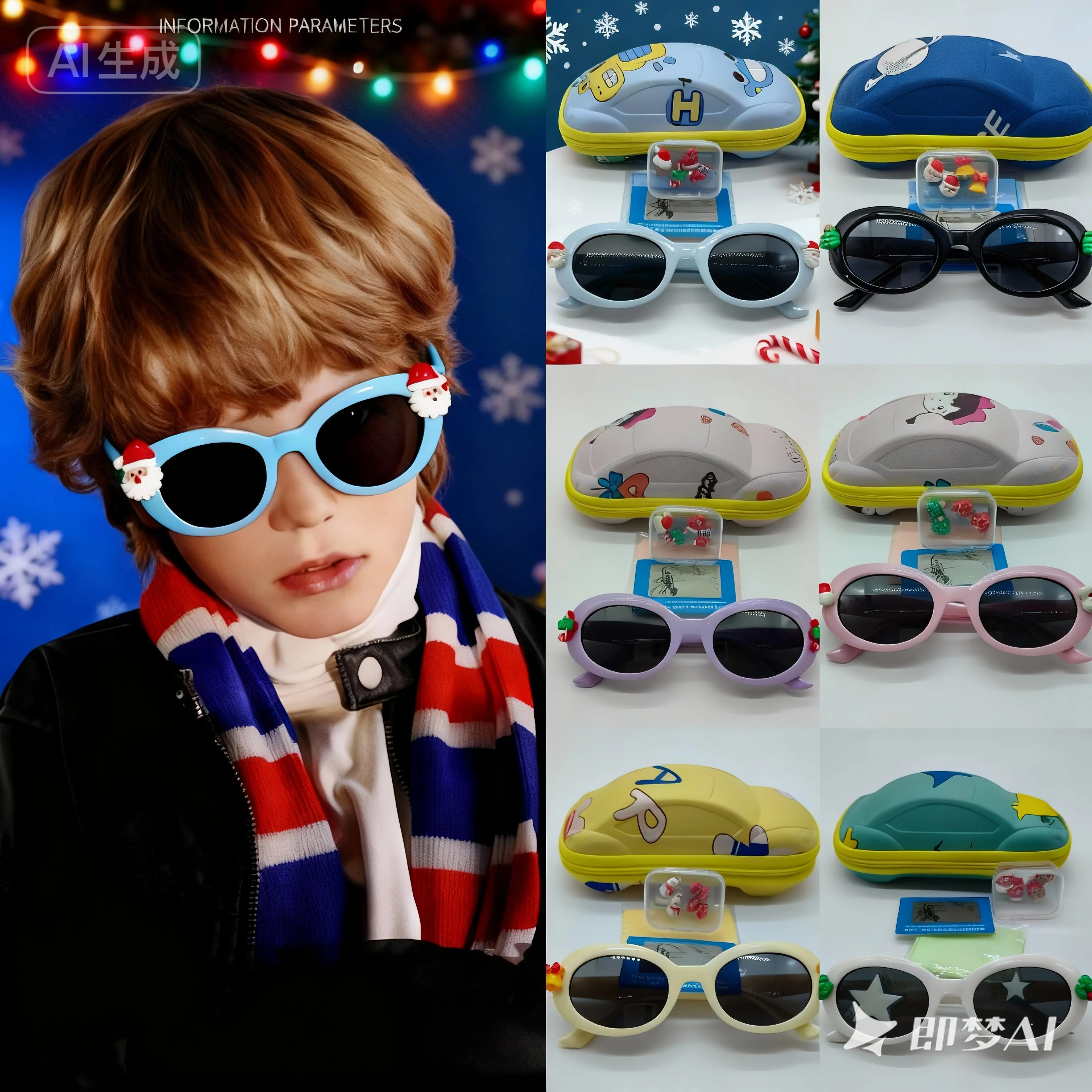 

Сменный рождественский аксессуар, детские очки