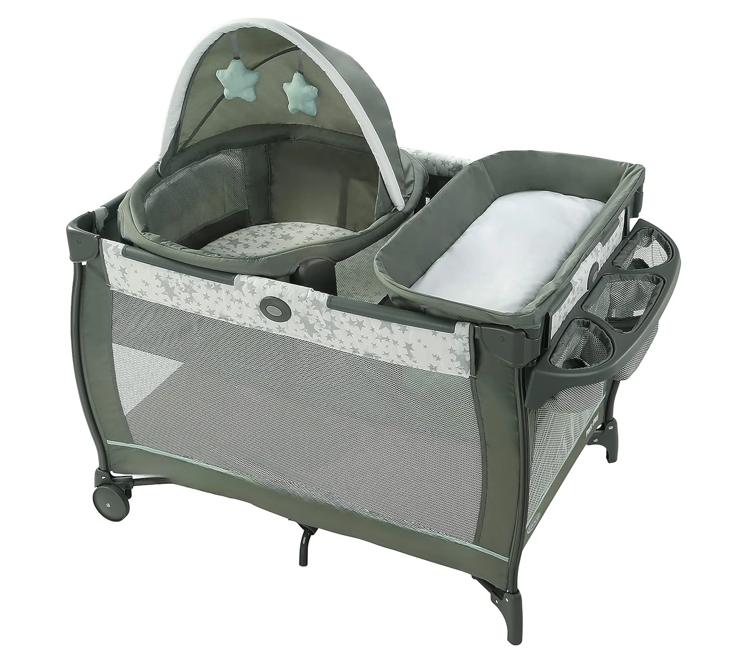 Play Day2dream Travel Bassinet Playard Beschikt Over Draagbare Wieg Luierwisselaar En Meer (Lo, Lo, W/Fold Plat Wieg)