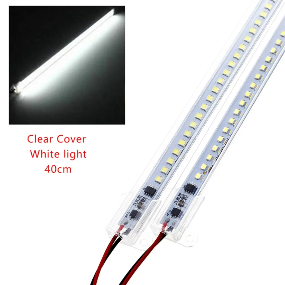 Portable 30/40cm LED Rigid Light Strip High Brightness 72 LEDs LED Clip-on Light Strips Energy Saving LED Strips