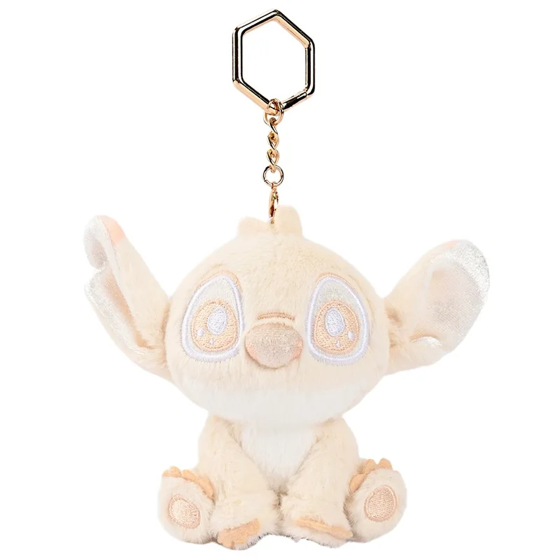 Kawaii Disney Lilo&stitch Plush Toy Keychain Creative Peripheral Cartoon Backpack Couple Pendant Stuffed Doll Girl Birthday Gift