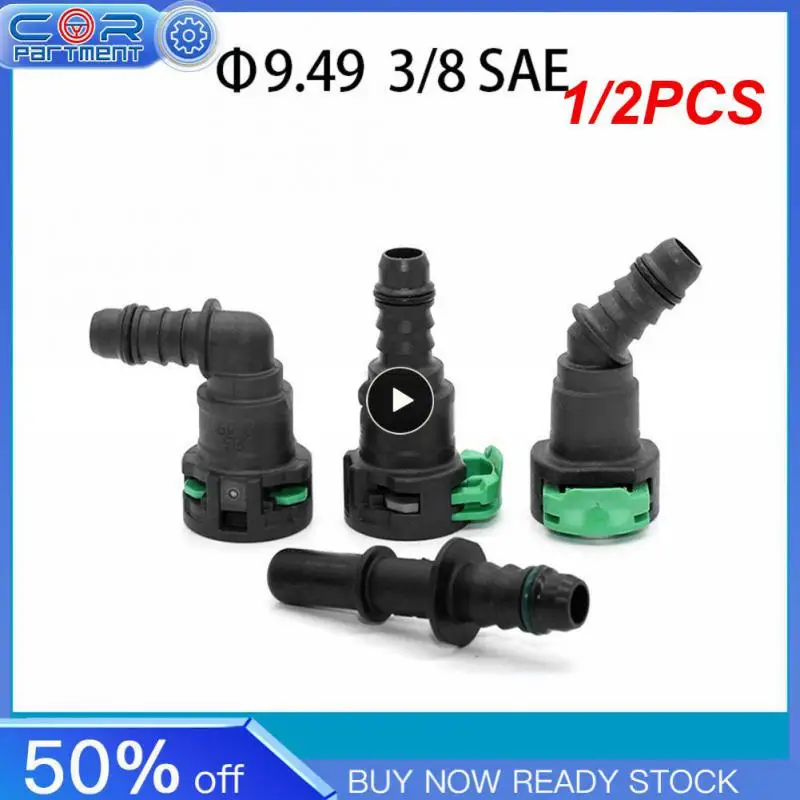 1/2PCS Car Fuel Quick Release Hose Connector ID8 7.89/9.89/9.49/11.8 Gasoline Diesel Oil Pipe Pump Rubber Fitting Car