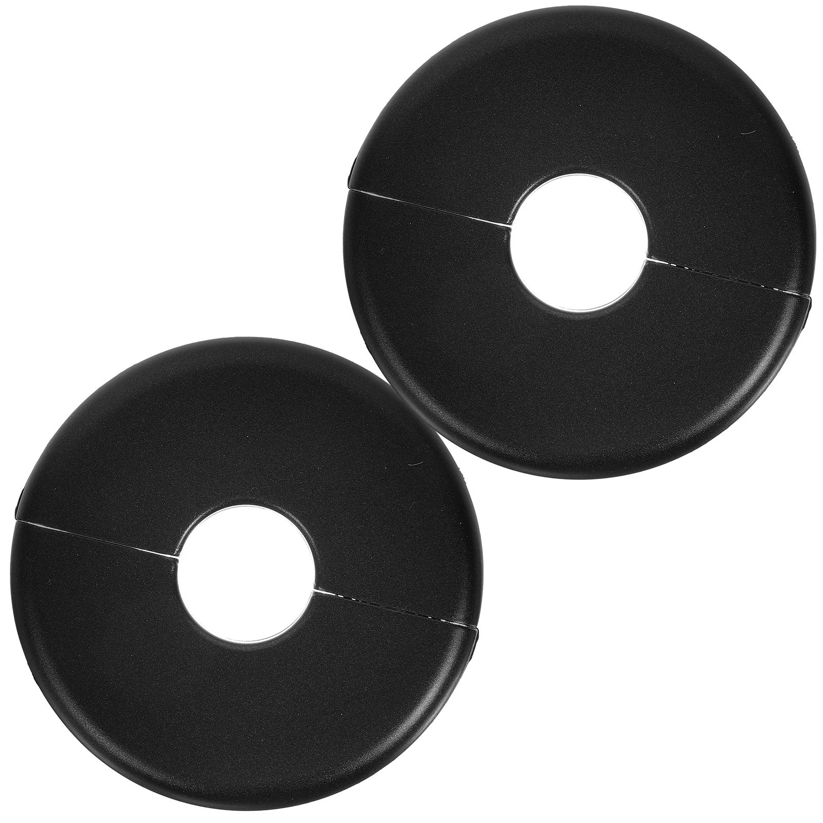 2 Pcs Water Hose Plumbing Flange Rings Cover Plates Pipe Collar Flanges Shower for Walls