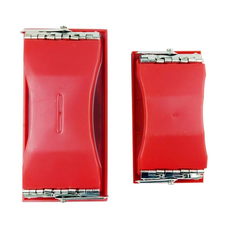 

Abrasive Tools Plastic Sandpaper Holder Iron Plate Frame Sponge Cloth Shelf Block Flat Grinding Polishing Woodworking Tool