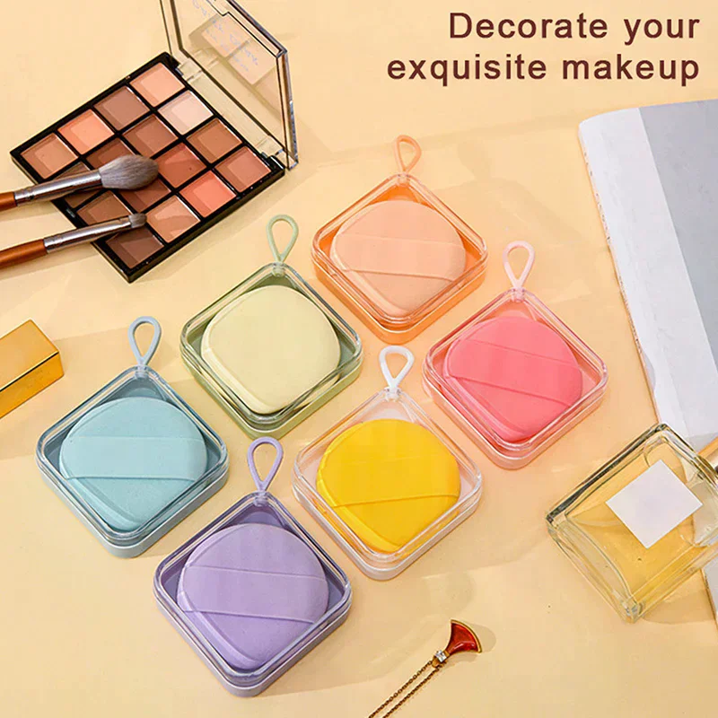 /ACR/Makeup Sponge Holder Air Cushion Container Beauty Storage Case Travel Protable Cosmetic Puff Holder Box Empty Eco-Friendly
