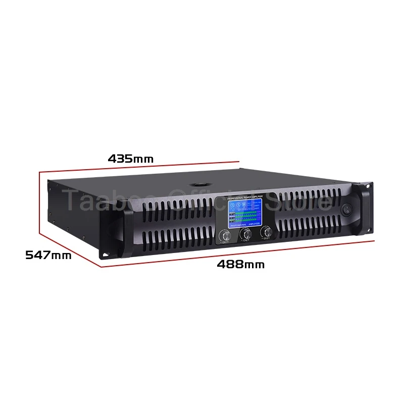 Digitaler Leistungsverstärker HIFI 2-3 Kanal Audio High Power Post Amp für Heimkino Subwoofer DJ Bühnenraum Karaoke