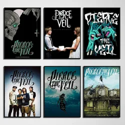 Pierce The Veil Band Posters and Prints Canvas Painting Music Wall Art for Room Club Home Decor Fans Gift
