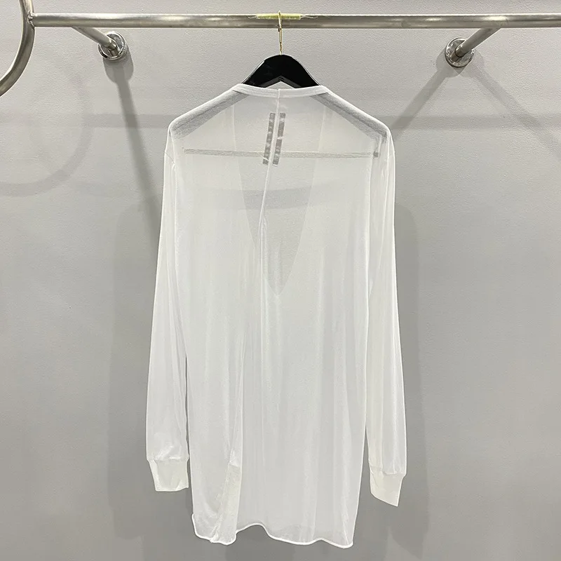 High Street Dark Style Knit Solid-color Long-sleeve T-Shirts Male Casual Shirt Men's Clothing Women's Clothes