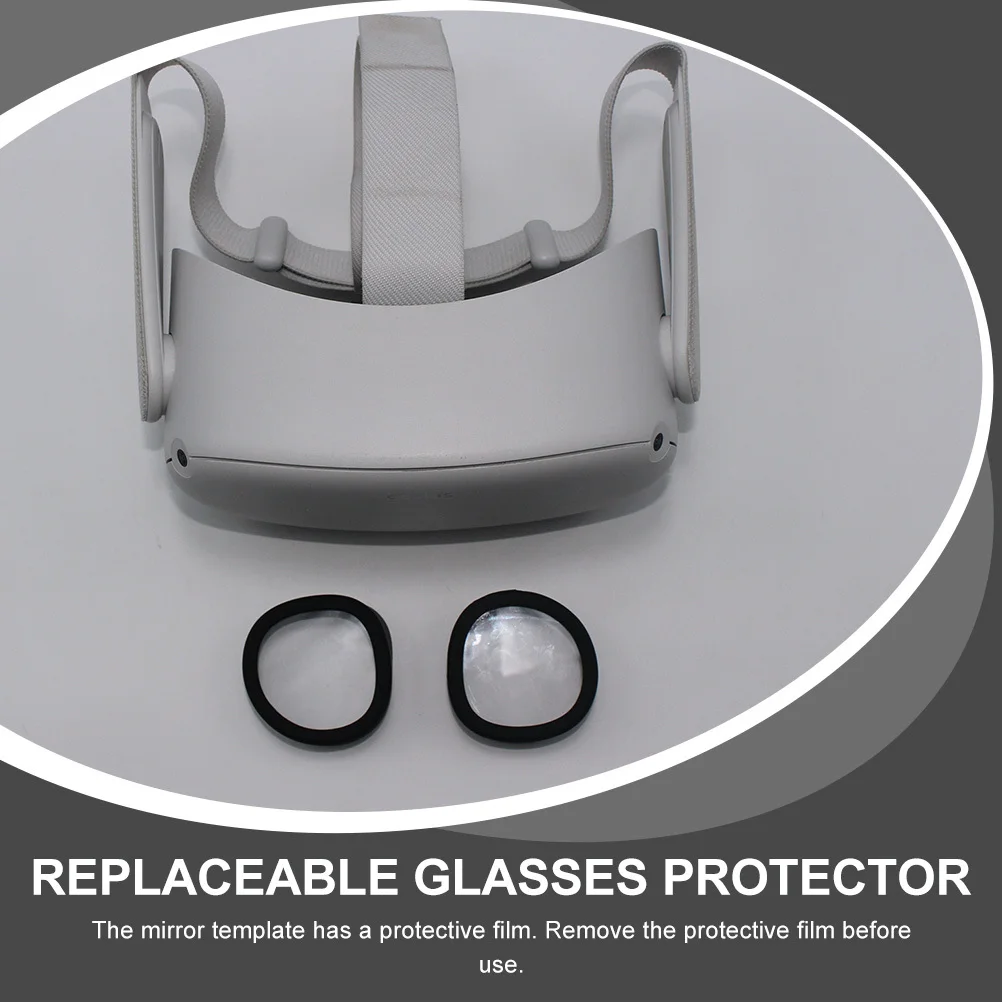 

1Set Vr Glasses Protector Anti-Scratch Silicone Lens Ring for 2 Household Vr Lens Protector Replacement