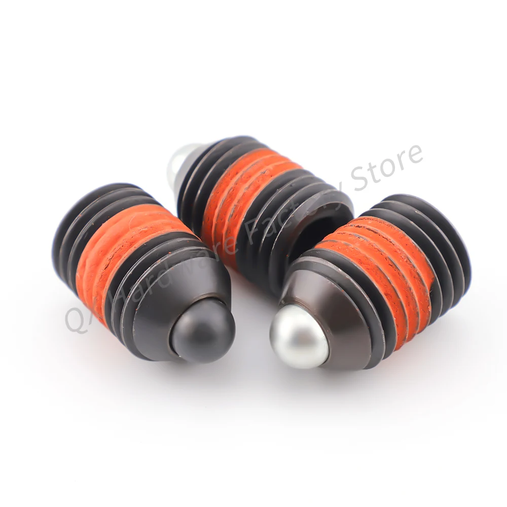 Хорошая цена QX513 Легкая нагрузка Сверхмощная шестиугольная головка Пружинный плунжер из углеродистой стали Короткоходовой пружинный позиционирующий штифт