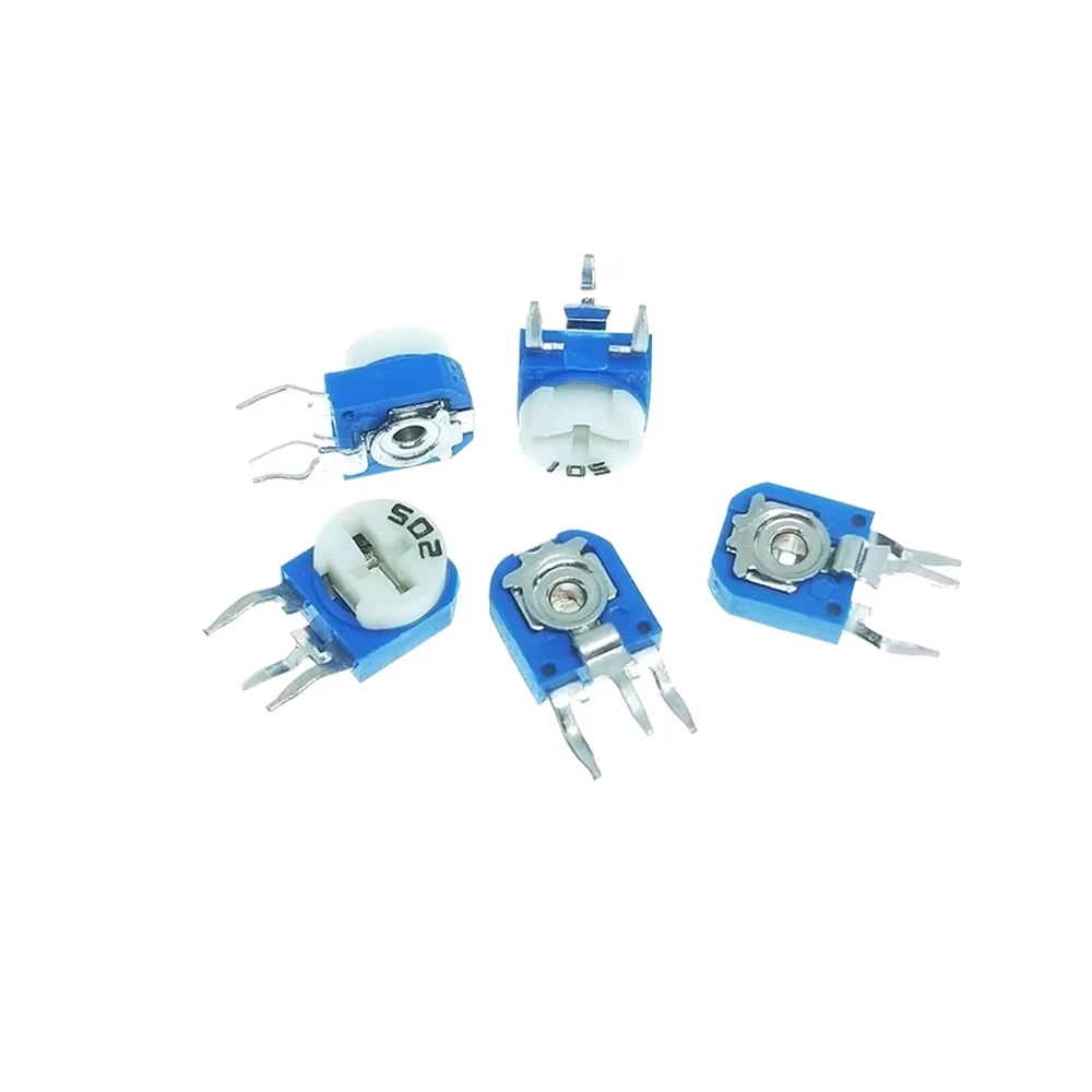 10PCS/LOT RM065 Trimpot Trimmer Potentiometer RM-065 100 200 500 1K 2K 5K 10K 20K 50K 100K 200K 500K 1M ohm Variable Resistor