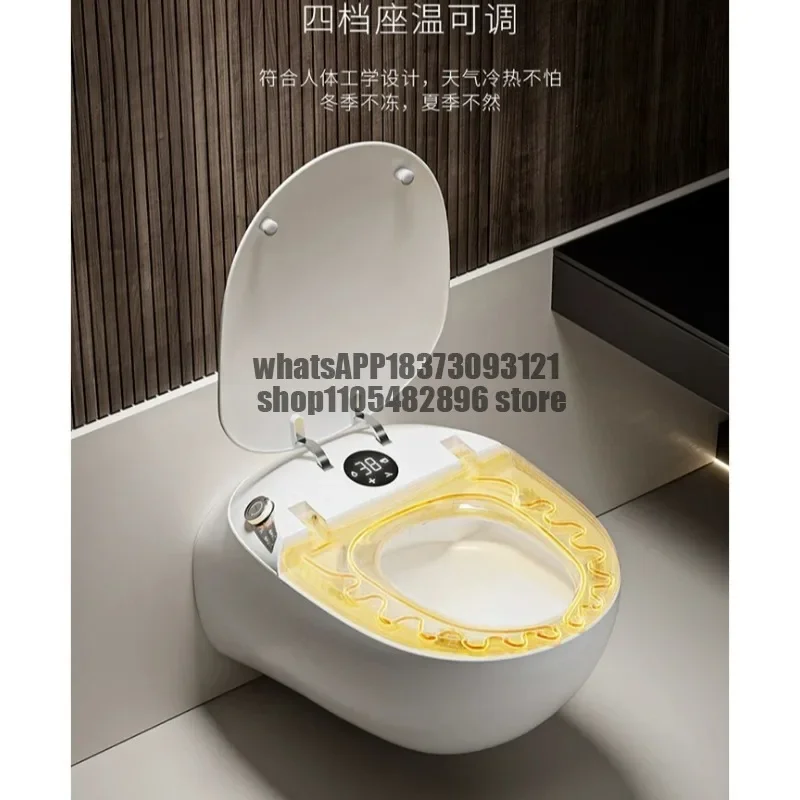 smart toilet wall row hidden foam shield aromatherapy toilet Wall-mounted egg-shaped automatic embedded