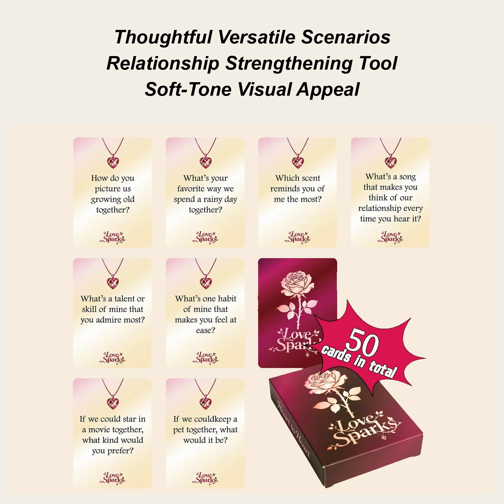 لعبة بطاقات الأزواج 50 ورقة نشاط رومانسي محادثة عميقة أسئلة الزوجين ألعاب الورق لغرفة النوم شهر العسل الزفاف الطريق