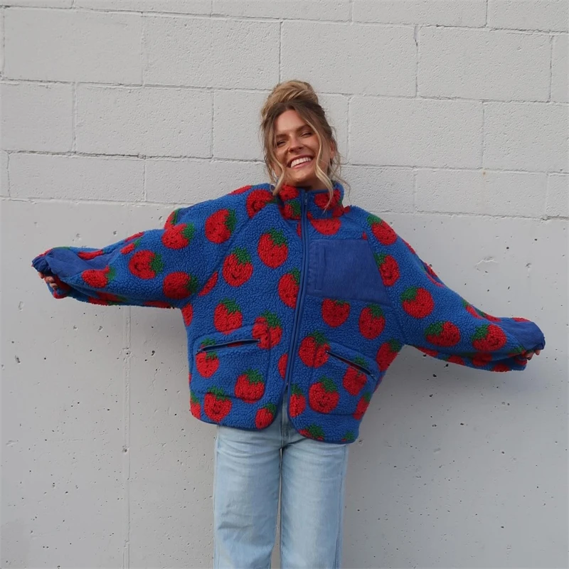 

Floral Patchwork Long Sleeve Sweatshirt Jacket For Women, Euro-American Chic Pullover For Casual Wear, Office, Holiday Gift