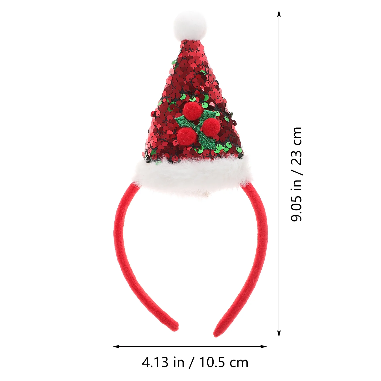 

Cute Christmas Hat Headband Adorable Christmas Hair Band Festive Headwear Decorations