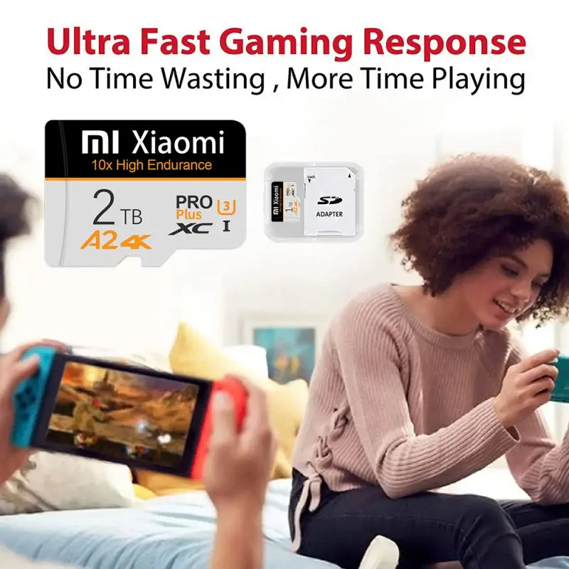 Mijia Xiaomi Memory Card 2TB 1TB A2 Class10 Mini SD Card 512GB TF Flash Card 128GB For Nintendo Switch Phone Car Device Monitor