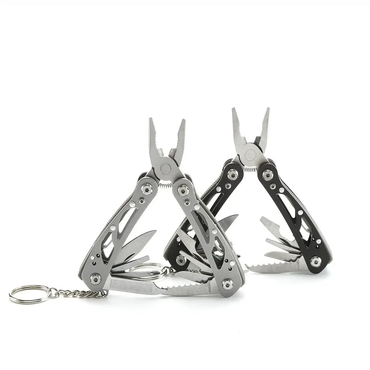 Outdoor Mini Multi-purpose Folding Tool Pliers Set Combination Pliers Repair Durable Carbon Steel Material