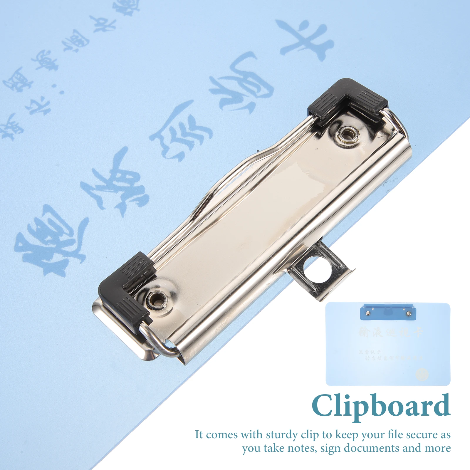 

Foldable Nursing Clipboard Infusion Card Writing Board Portable Medical Records Holder Sturdy Clip Smooth Pp Plastic