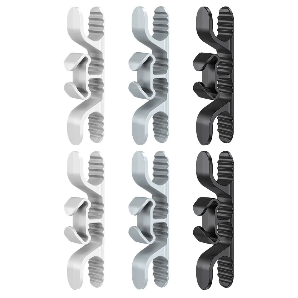 6Pcs Kitchen Appliance Cord Organizer Strong Adhesive Cable Holder Compact Wire Manager for Home Use Fits Air Fryer Coffee