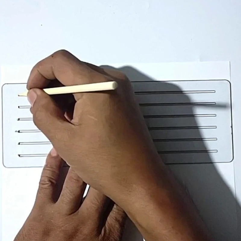 Line Spacing 8-11mm Standard Grid Draw Straight Lines Drafting Supplies Straight Ruler Flexible Ruler Office&School Supplies