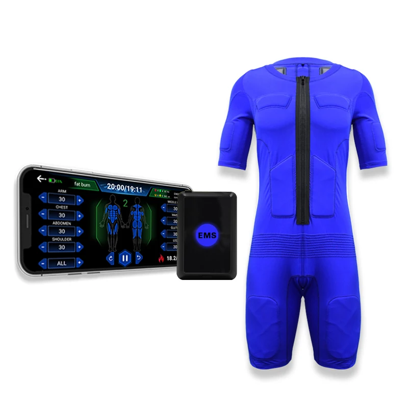 Support Style Color Customization Ems Training Muscle Stimulator Controlled Via Android/iOS APP for Home Use